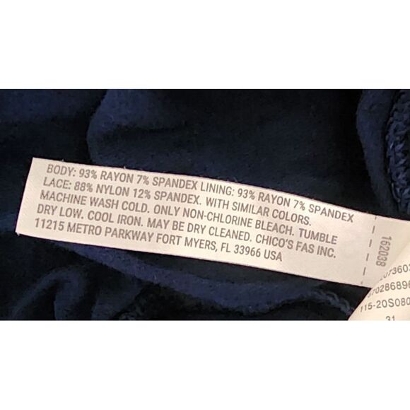 Soma Cool Nights Sleep Set Tank & Shorts Womens Size Small Dark Blue Pajamas - Picture 12 of 12